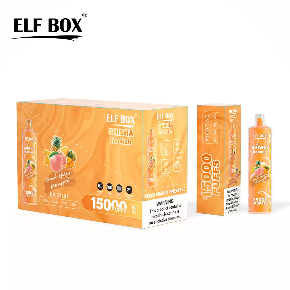 ELF BOX LS15000 Puffs 0% 2% 5% Nicotina Vape desechable de alta capacidad (11) ELF BOX LS15000 Puffs 0% 2% 5% Nicotina Vape desechable de alta capacidad (11)