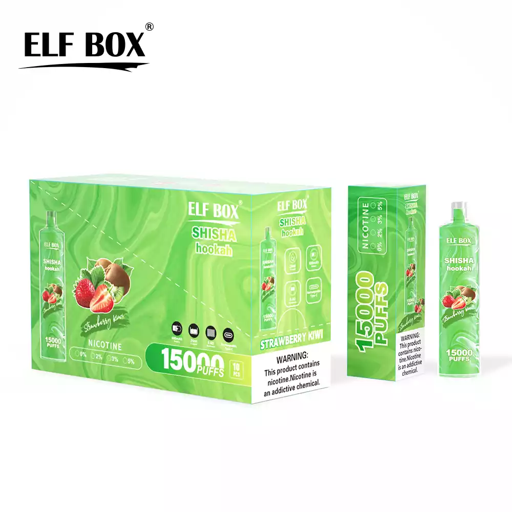 ELF BOX LS15000 Puffs 0% 2% 5% Nicotina Vape desechable de alta capacidad (2) ELF BOX LS15000 Puffs 0% 2% 5% Nicotina Vape desechable de alta capacidad (2)