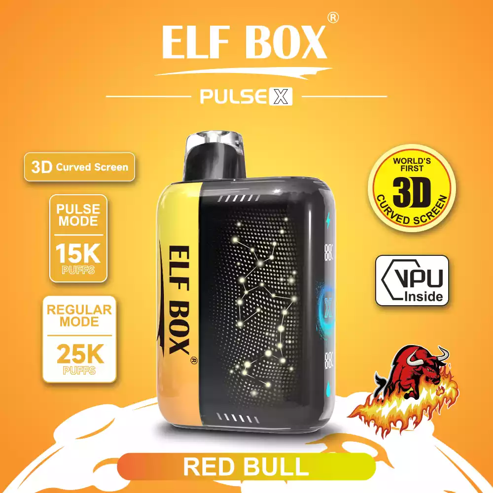 ELF BOX PULSE X25000 Puffs 0% 2% 5% Nicotine Smart AI-Boosted Disposable Vape (10) ELF BOX PULSE X25000 Puffs 0% 2% 5% Nicotine Smart AI-Boosted Disposable Vape (10)