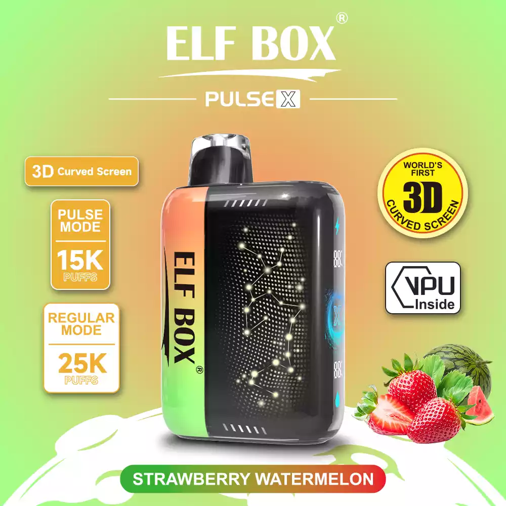 ELF BOX PULSE X25000 Puffs 0% 2% 5% Nicotine Smart AI-Boosted Disposable Vape (2) ELF BOX PULSE X25000 Puffs 0% 2% 5% Nicotine Smart AI-Boosted Disposable Vape (2)
