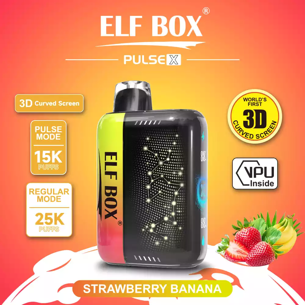 ELF BOX PULSE X25000 Puffs 0% 2% 5% Nicotine Smart AI-Boosted Disposable Vape (3) ELF BOX PULSE X25000 Puffs 0% 2% 5% Nicotine Smart AI-Boosted Disposable Vape (3)
