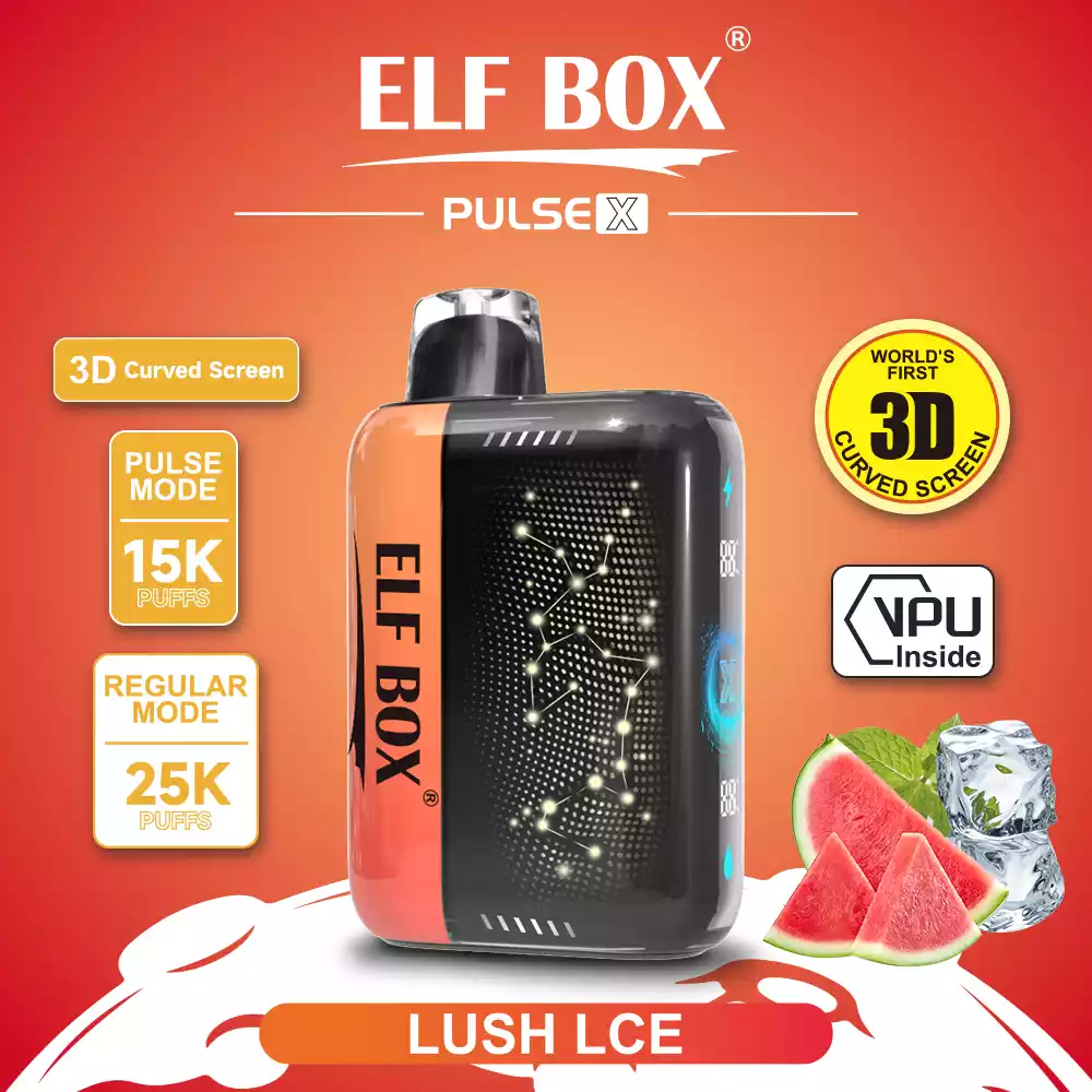 ELF BOX PULSE X25000 Puffs 0% 2% 5% Nicotine Smart AI-Boosted Disposable Vape (5) ELF BOX PULSE X25000 Puffs 0% 2% 5% Nicotine Smart AI-Boosted Disposable Vape (5)