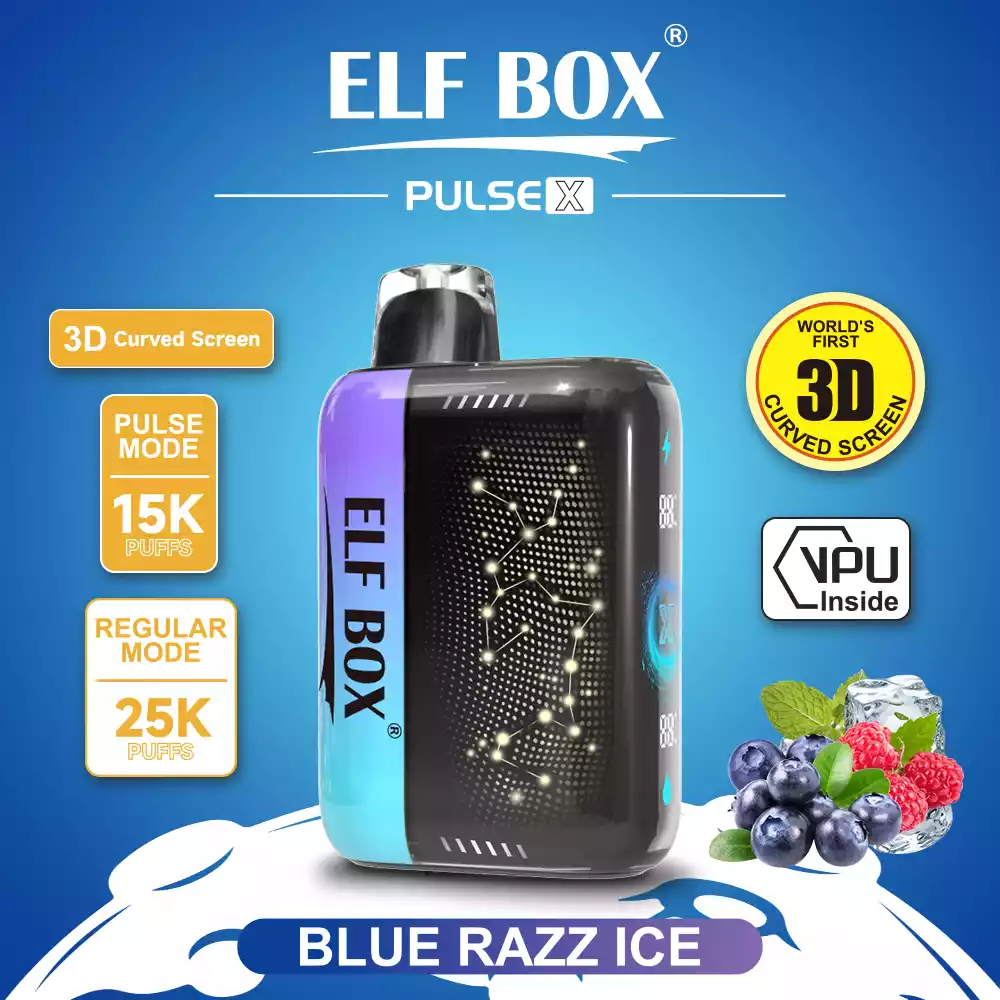 ELF BOX PULSE X25000 Puffs 0% 2% 5% Nicotine Smart AI-Boosted Disposable Vape (7) ELF BOX PULSE X25000 Puffs 0% 2% 5% Nicotine Smart AI-Boosted Disposable Vape (7)