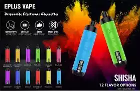 EPLUS VAPE SHISHA 15000 Puffs – High-Nicotine Disposable Vape with Advanced Mesh Coil