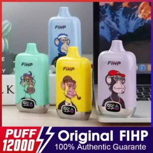 FIHP 12000 Puffs Disposable Vape - Hohe Kapazität, reiche Aromen & LED-Anzeige
