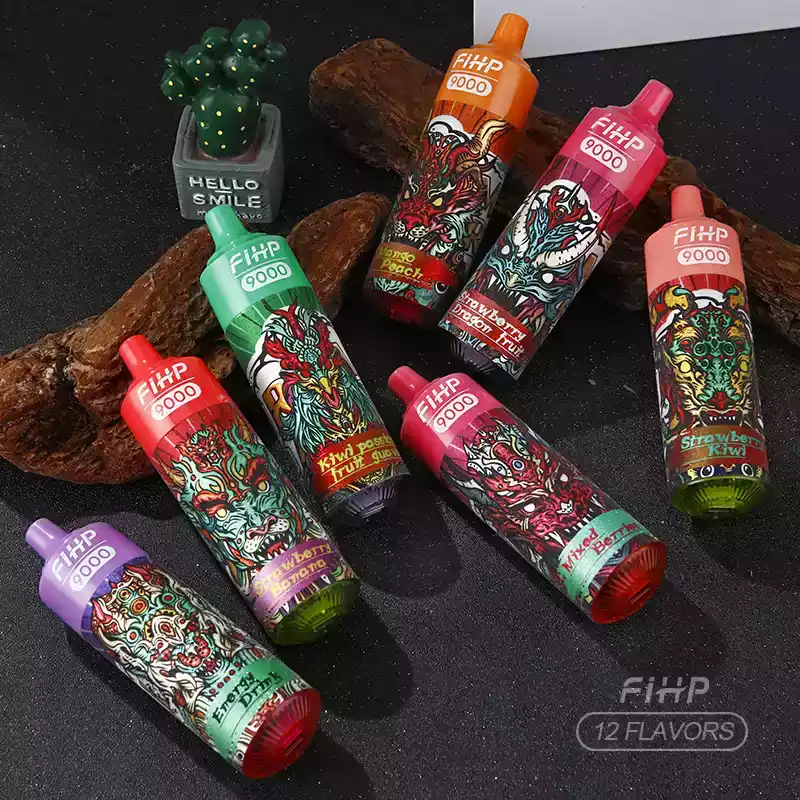FIHP 9000 puffs Single-Use Vape 2% 5% Nikotin mit wiederaufladbarer Batterie (1) FIHP 9000 puffs Single-Use Vape 2% 5% Nikotin mit wiederaufladbarer Batterie (1)