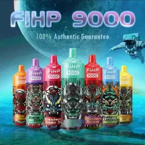 FIHP 9000 puffs Single-Use Vape 2% 5% Nikotin mit wiederaufladbarer Batterie