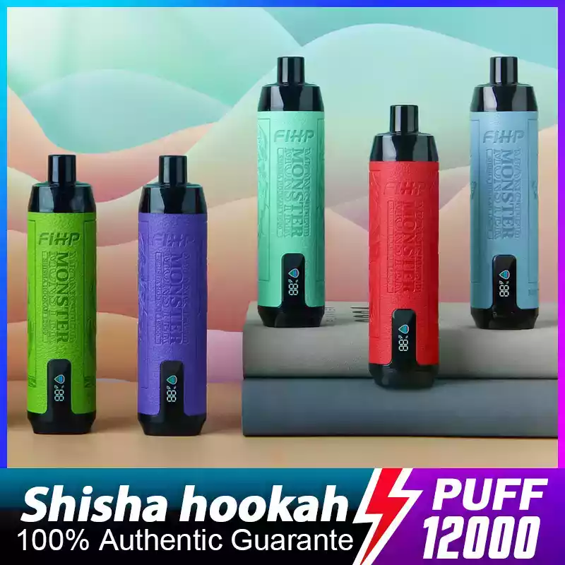 FIHP Shisha Hookah 12000 Puffs Einweg-Vape Hohe Kapazität, reiche Aromen & LED-Anzeige (14) FIHP Shisha Hookah 12000 Puffs Einweg-Vape Hohe Kapazität, reiche Aromen & LED-Anzeige (14)