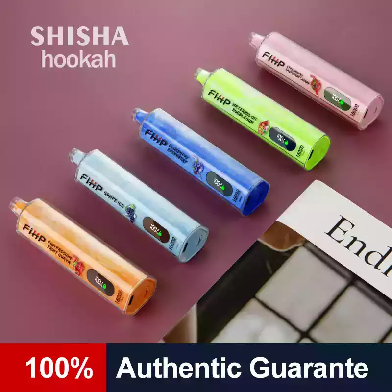 FIHP Shisha Hookah 15000 Züge LCD-Display Einweg Vape Langlebig & Rich Aromen (1) FIHP Shisha Hookah 15000 Züge LCD-Display Einweg Vape Langlebig & Rich Aromen (1)