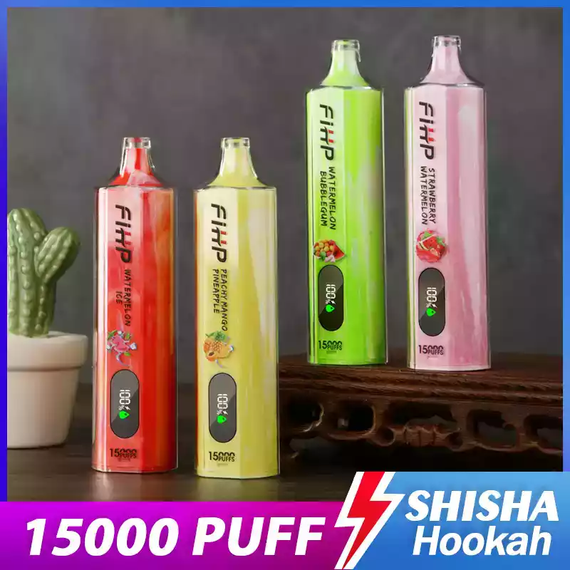 FIHP Shisha Hookah 15000 Züge LCD-Display Einweg Vape Langlebig & Rich Aromen (15) FIHP Shisha Hookah 15000 Züge LCD-Display Einweg Vape Langlebig & Rich Aromen (15)