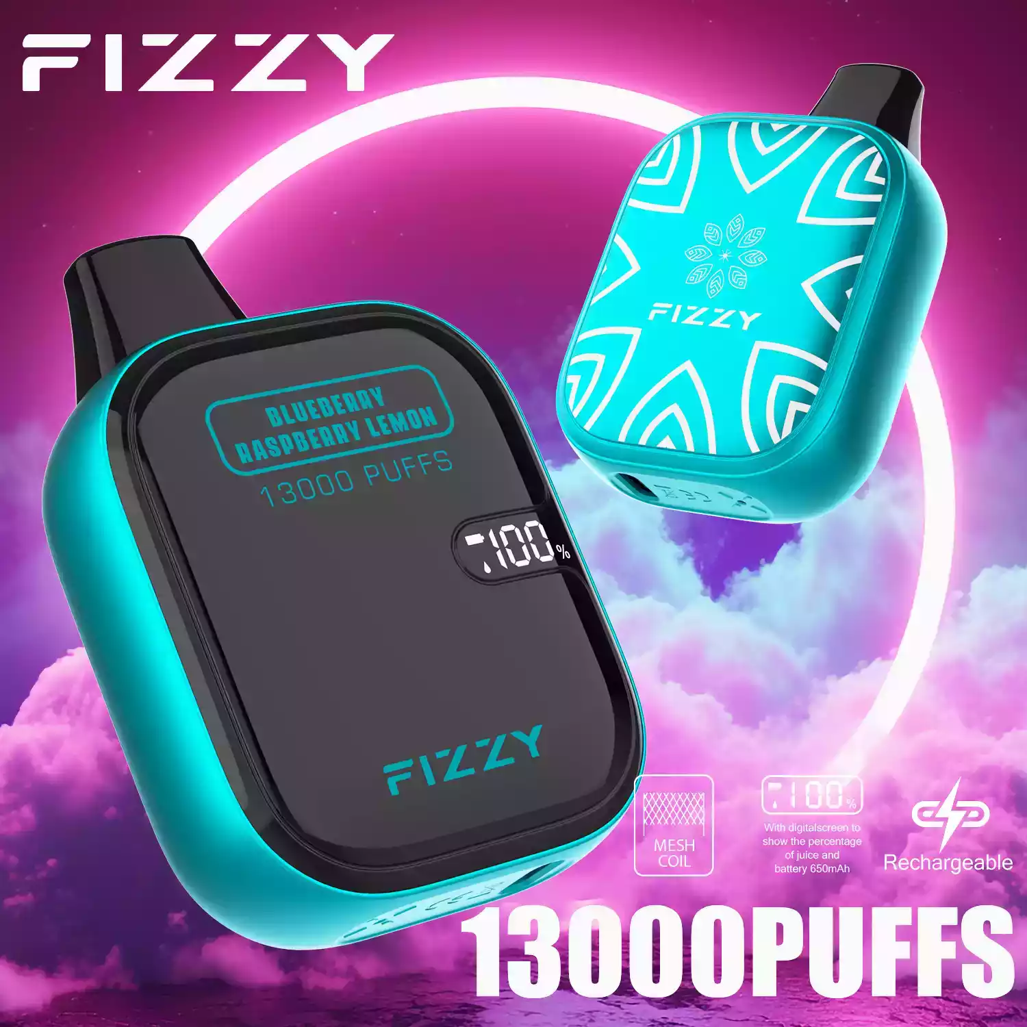 Fizzy Boom 13000 Puffs hohe Kapazität Einweg Vape mit LCD-Display (7) Fizzy Boom 13000 Puffs hohe Kapazität Einweg Vape mit LCD-Display (7)