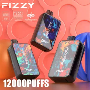 Fizzy Pandora 12000 boccate di vapore monouso con bobina a rete liscia e liquido preriempito da 20 ml 