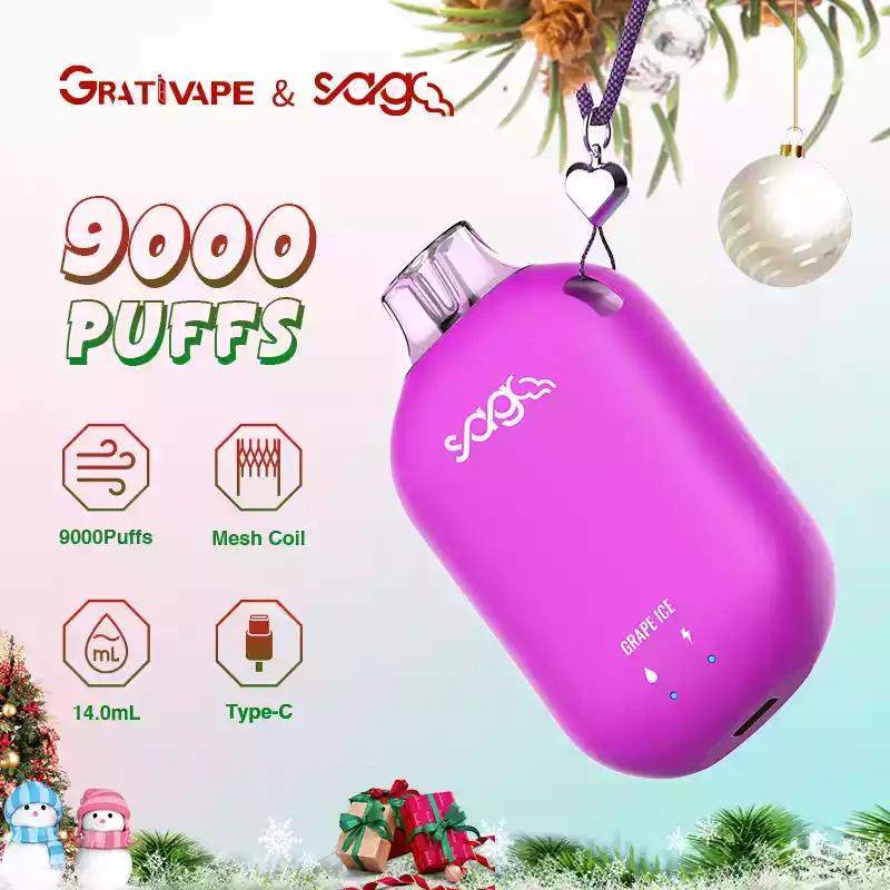 Grativape Boom 9000 Puffs Disposable Vape with Advanced Mesh Coil and 14ml Premium E-liquid (2) Grativape Boom 9000 Puffs Disposable Vape with Advanced Mesh Coil and 14ml Premium E-liquid (2)