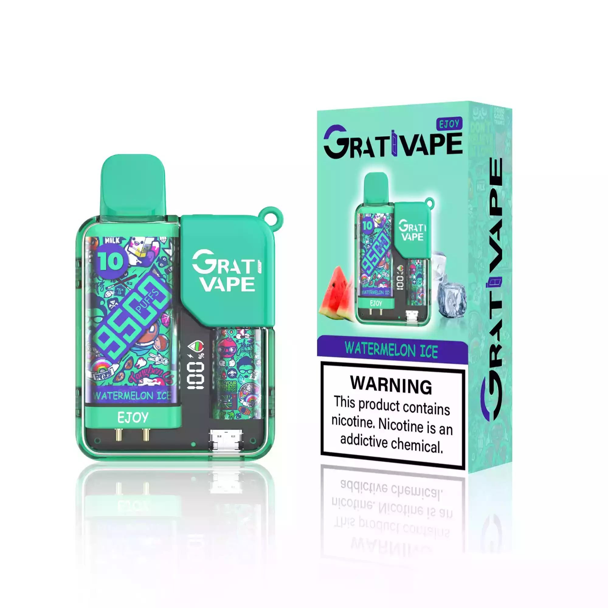 Grativape Ejoy 9500 Puffs Vape 0% 2% 3% 5% Nicotine 30ml Prefilled Liquid with Mesh Coil for Ultimate Flavor (3) Grativape Ejoy 9500 Puffs Vape 0% 2% 3% 5% Nicotine 30ml Prefilled Liquid with Mesh Coil for Ultimate Flavor (3)