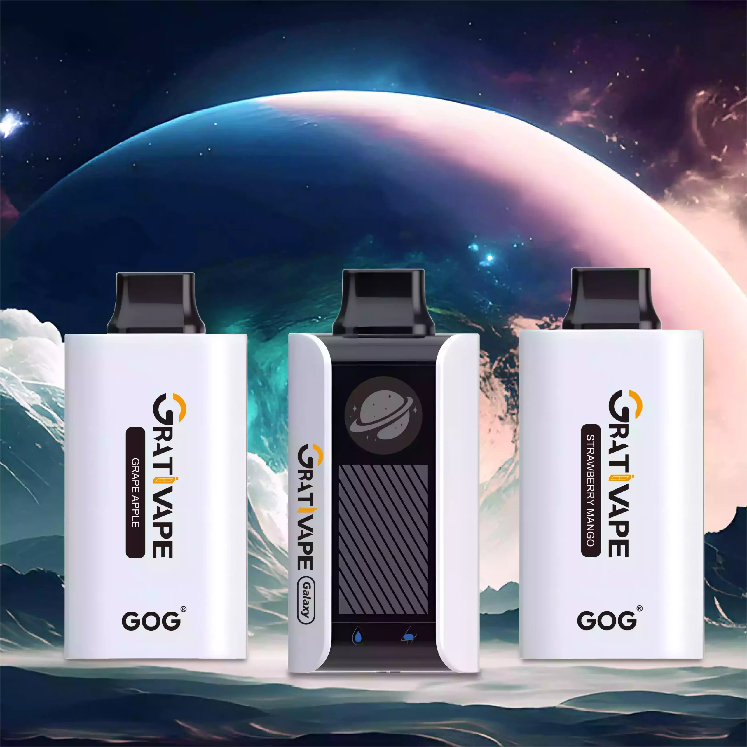Grativape Galaxy 12000 Puffs Long-Lasting Disposable Vape with High Nicotine Options (3) Grativape Galaxy 12000 Puffs Long-Lasting Disposable Vape with High Nicotine Options (3)
