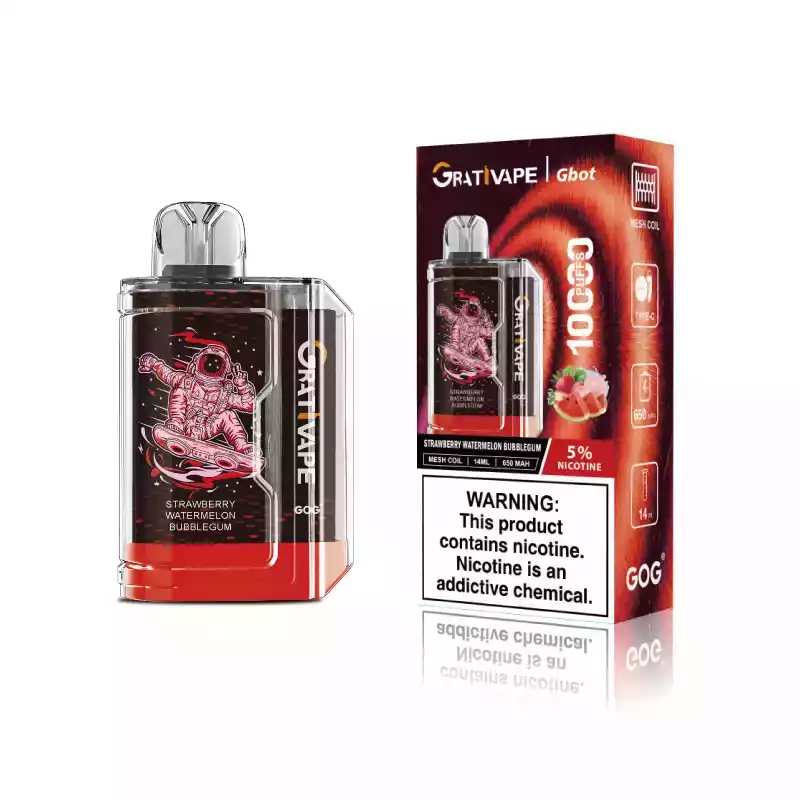 Grativape Gbot 10000 Puffs High-Capacity Disposable Vape with Bold Flavors (10) Grativape Gbot 10000 Puffs High-Capacity Disposable Vape with Bold Flavors (10)