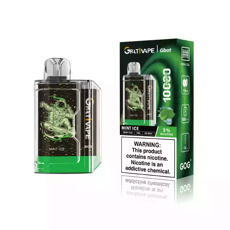 Grativape Gbot 10000 Puffs High-Capacity Disposable Vape with Bold Flavors (5) Grativape Gbot 10000 Puffs High-Capacity Disposable Vape with Bold Flavors (5)