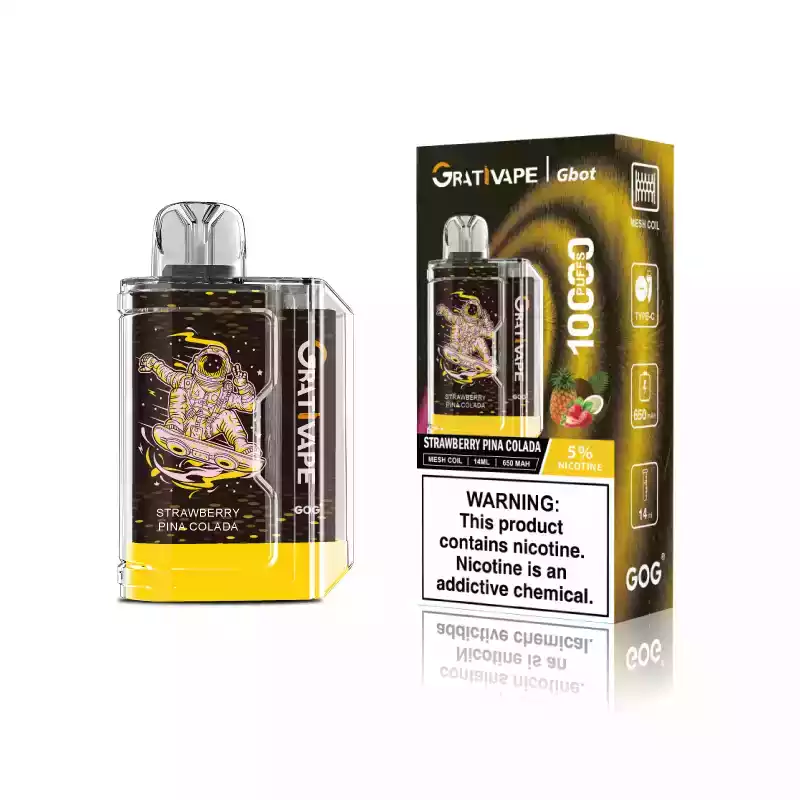 Grativape Gbot 10000 Puffs High-Capacity Disposable Vape with Bold Flavors (9) Grativape Gbot 10000 Puffs High-Capacity Disposable Vape with Bold Flavors (9)