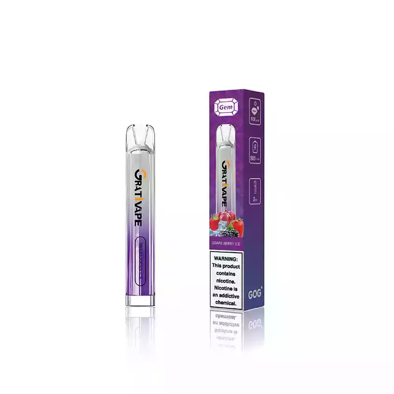 Grativape Gem 600 Puffs Disposable Vape – Compact, Flavorful, and Satisfying (10) Grativape Gem 600 Puffs Disposable Vape – Compact, Flavorful, and Satisfying (10)