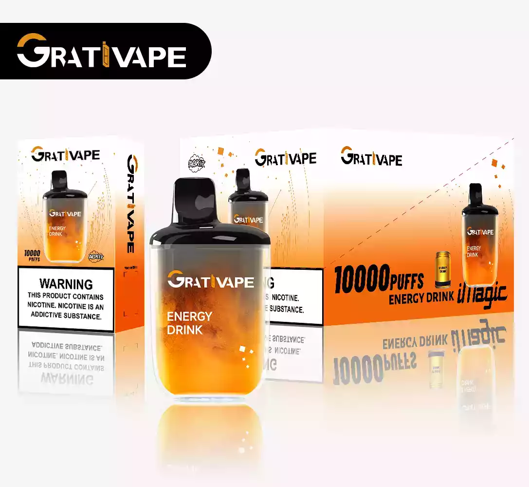 Grativape iMagic 10000 puffsdisposable vape all flavors 0%2%3%5% Nicotine Option ; Capacity (11) Grativape iMagic 10000 puffsdisposable vape all flavors 0%2%3%5% Nicotine Option ; Capacity (11)
