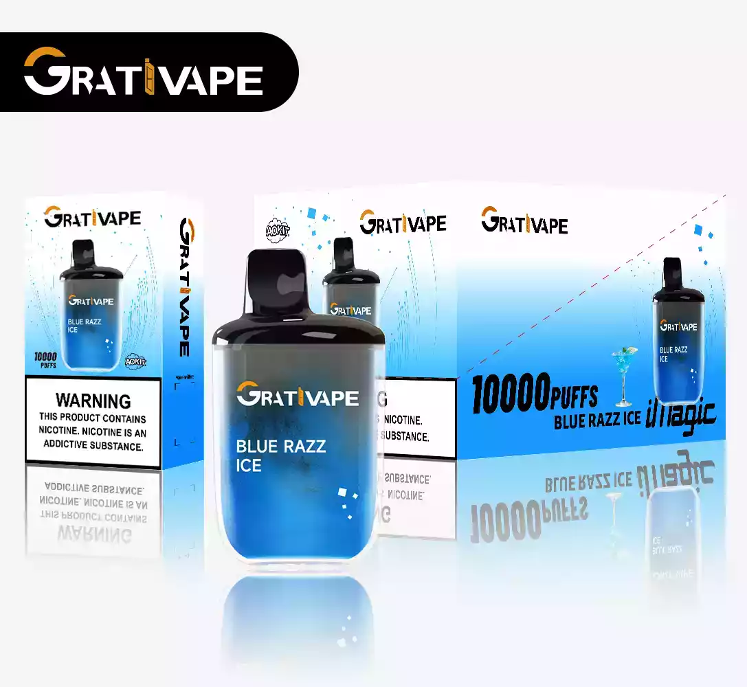 Grativape iMagic 10000 puffsdisposable vape all flavors 0%2%3%5% Nicotine Option ; Capacity (13) Grativape iMagic 10000 puffsdisposable vape all flavors 0%2%3%5% Nicotine Option ; Capacity (13)