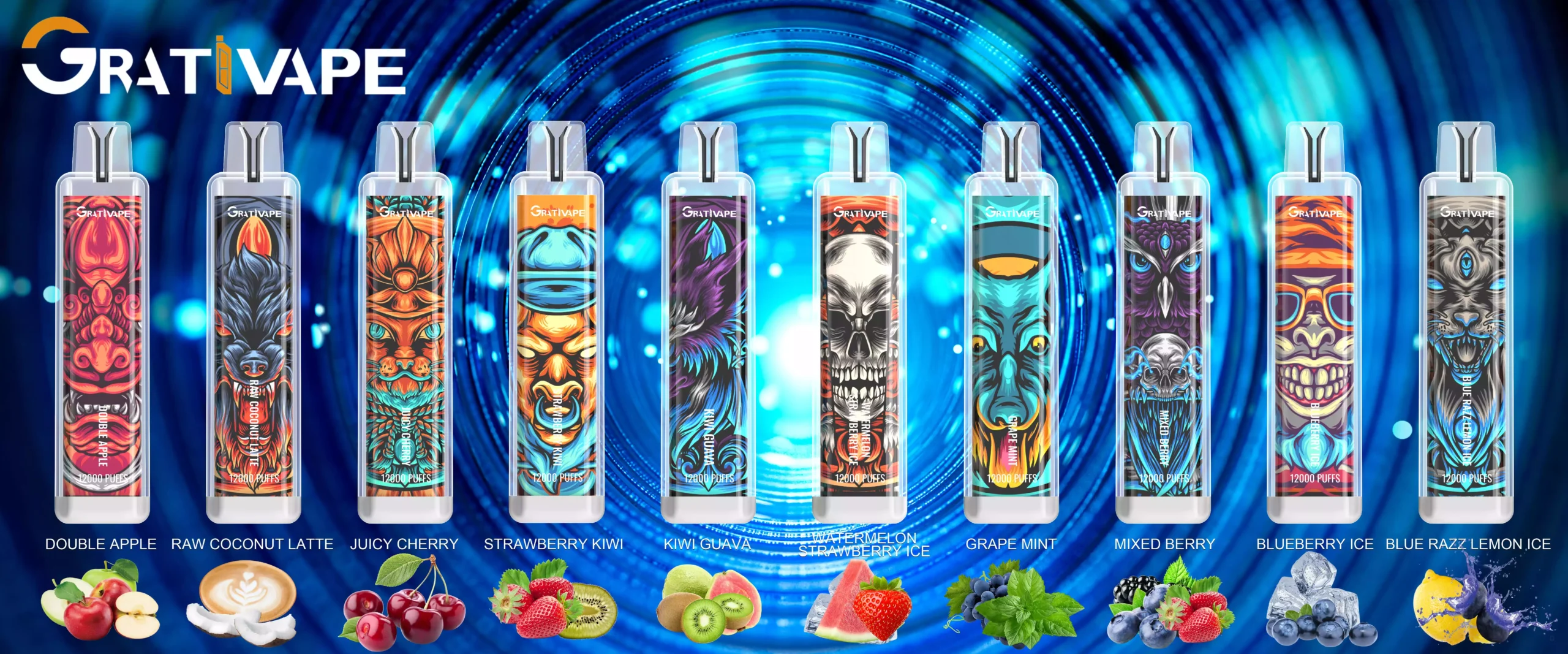 Grativape iStorm 12000 Puffs Disposable E-Cig – High-Capacity Vaping with Bold Flavors (2) Grativape iStorm 12000 Puffs Disposable E-Cig – High-Capacity Vaping with Bold Flavors (2)