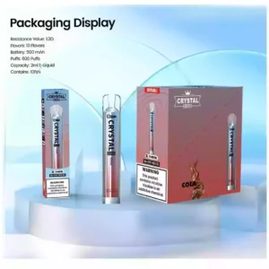 High-Quality SFOG Crystal Bar 85 600 Puffs Disposable Vape with 2ml Prefilled Liquid and Mesh Coil