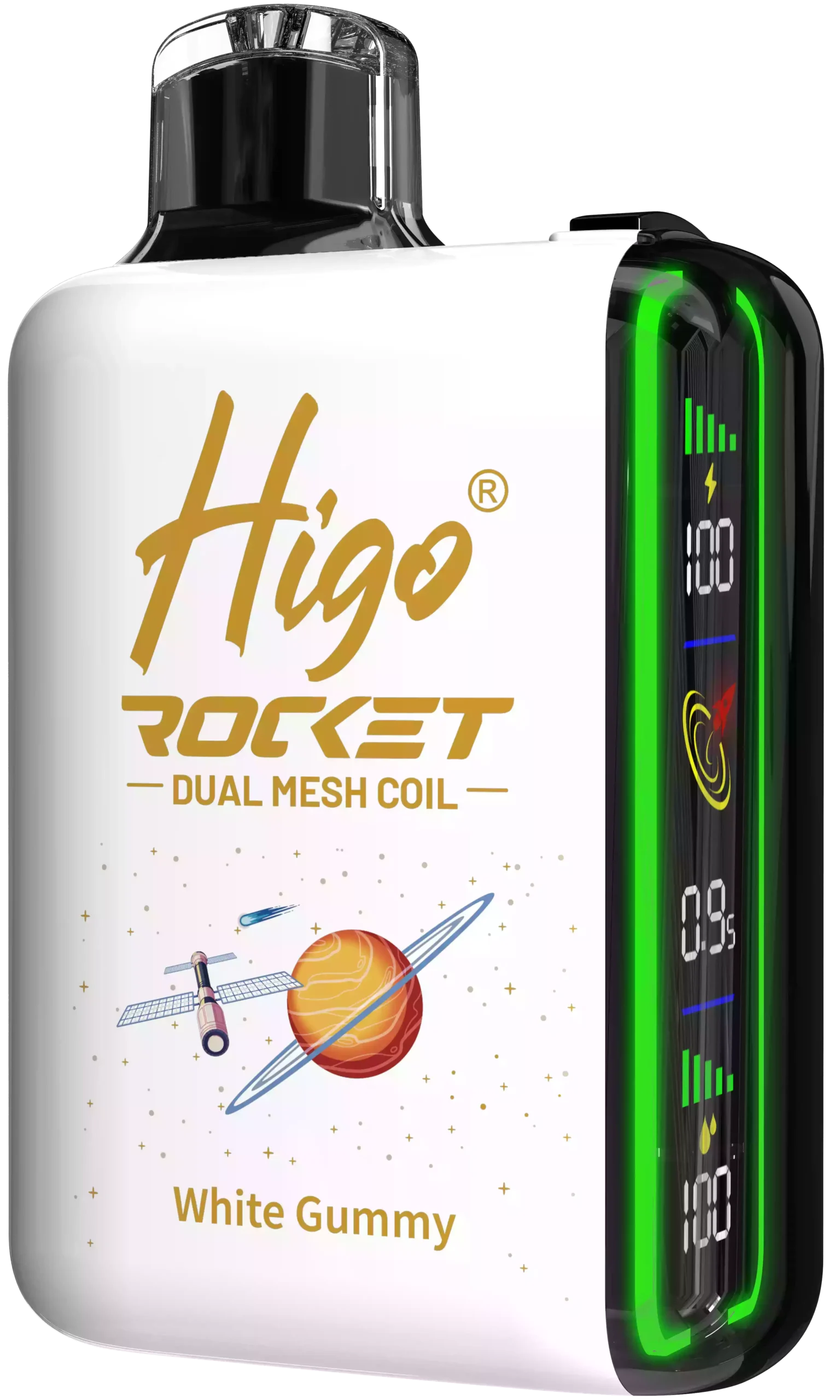 Higo Rocket 20000 Puffs Disposable Vape 2% 5% Nicotine Mesh Coil for Enhanced Vapor Production (30) Higo Rocket 20000 Puffs Disposable Vape 2% 5% Nicotine Mesh Coil for Enhanced Vapor Production (30)
