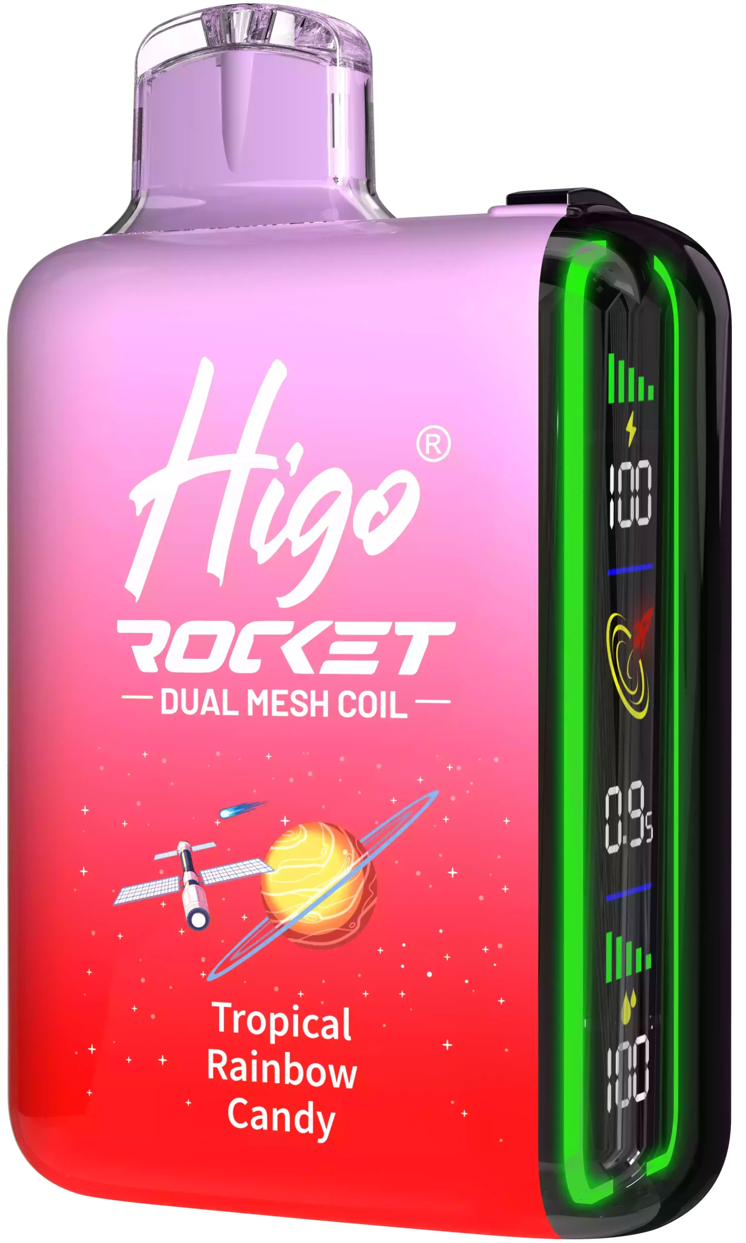 Higo Rocket 20000 Puffs Disposable Vape 2% 5% Nicotine Mesh Coil for Enhanced Vapor Production (31) Higo Rocket 20000 Puffs Disposable Vape 2% 5% Nicotine Mesh Coil for Enhanced Vapor Production (31)
