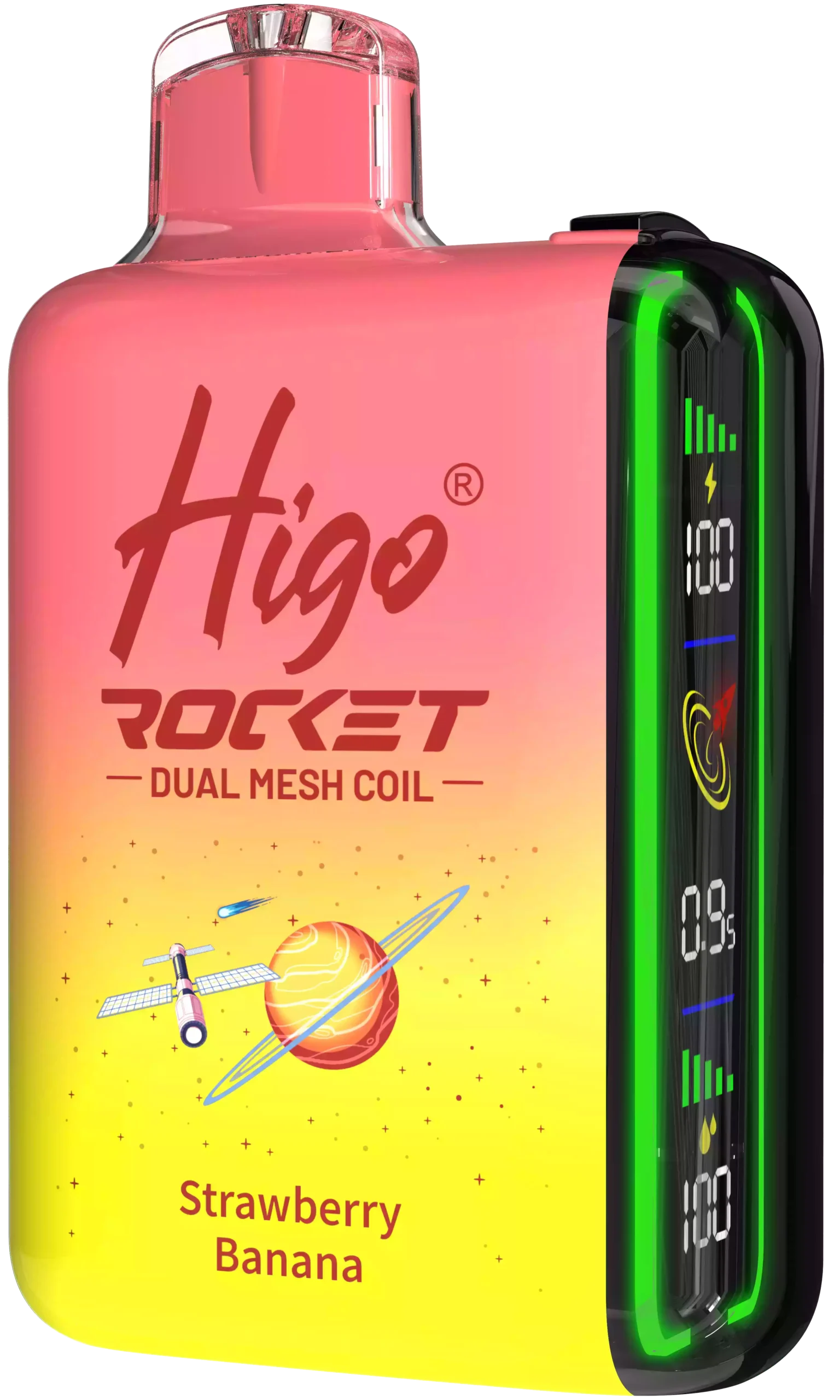 Higo Rocket 20000 Puffs Disposable Vape 2% 5% Nicotine Mesh Coil for Enhanced Vapor Production (37) Higo Rocket 20000 Puffs Disposable Vape 2% 5% Nicotine Mesh Coil for Enhanced Vapor Production (37)