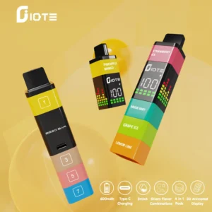 IQTE 2400 Puffs Newest Disposable Vape with Mesh Coil and LCD Display