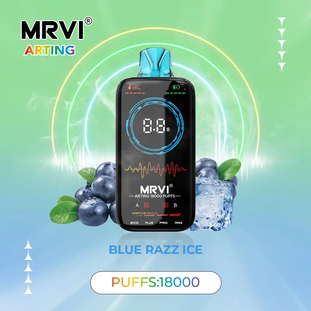 MRVI Arting 18000 Puffs 2% 5% Nicotine, Dual Mesh Coil Disposable Vape Pen (1) MRVI Arting 18000 Puffs 2% 5% Nicotine, Dual Mesh Coil Disposable Vape Pen (1)