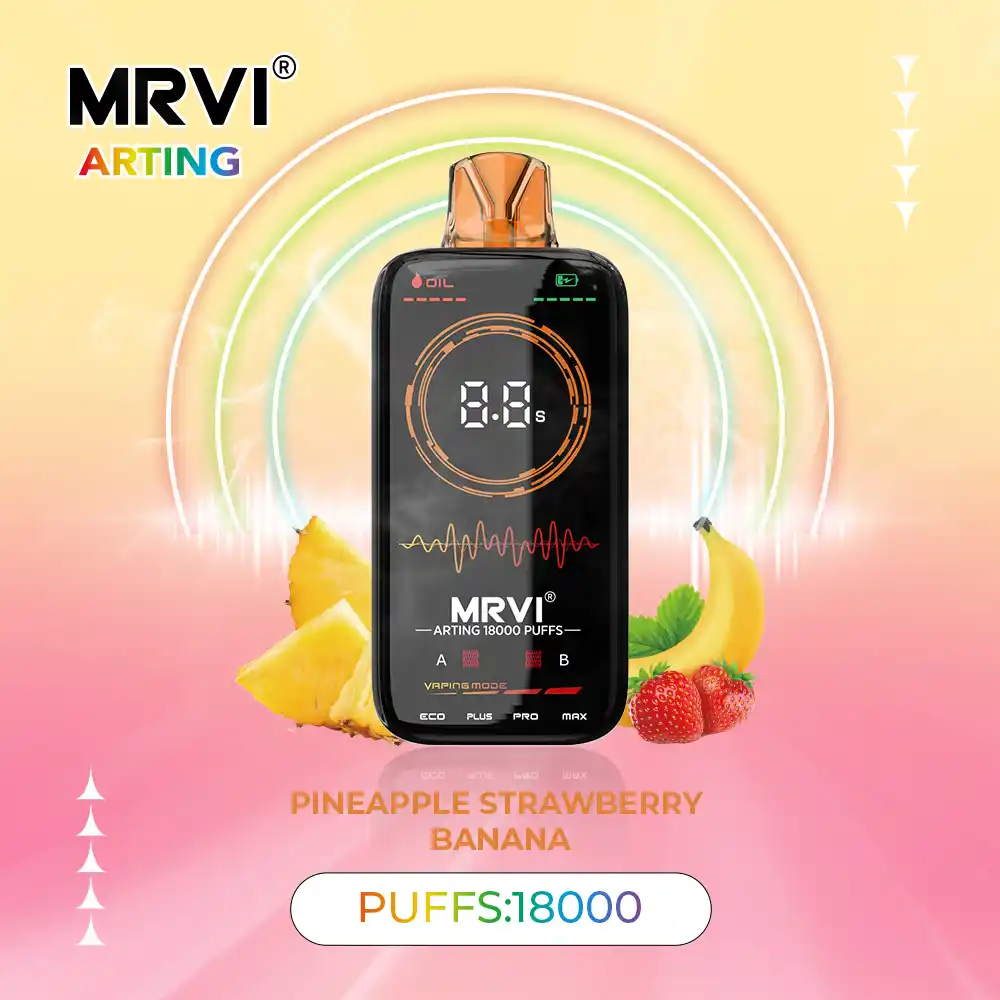 MRVI Arting 18000 Puffs 2% 5% Nicotine, Dual Mesh Coil Disposable Vape Pen (2) MRVI Arting 18000 Puffs 2% 5% Nicotine, Dual Mesh Coil Disposable Vape Pen (2)