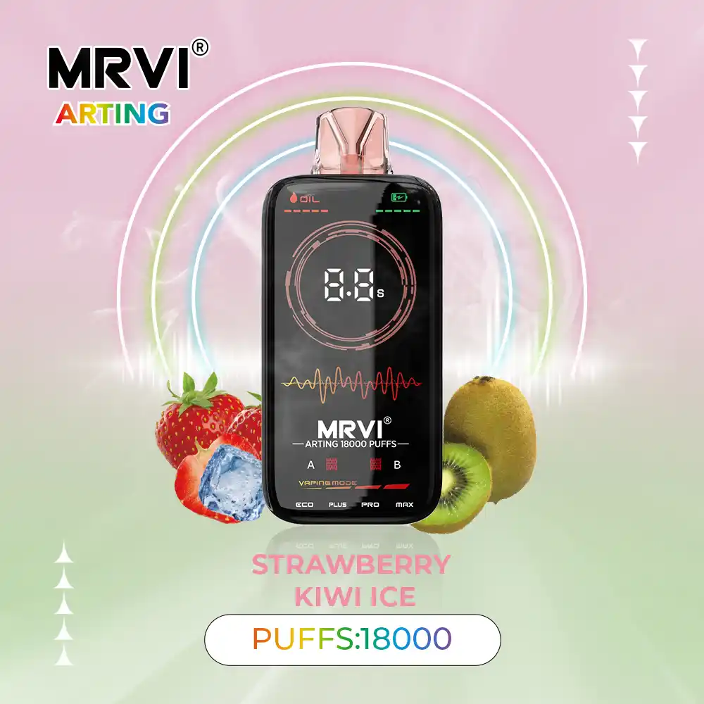 MRVI Arting 18000 Puffs 2% 5% Nicotine, Dual Mesh Coil Disposable Vape Pen (5) MRVI Arting 18000 Puffs 2% 5% Nicotine, Dual Mesh Coil Disposable Vape Pen (5)