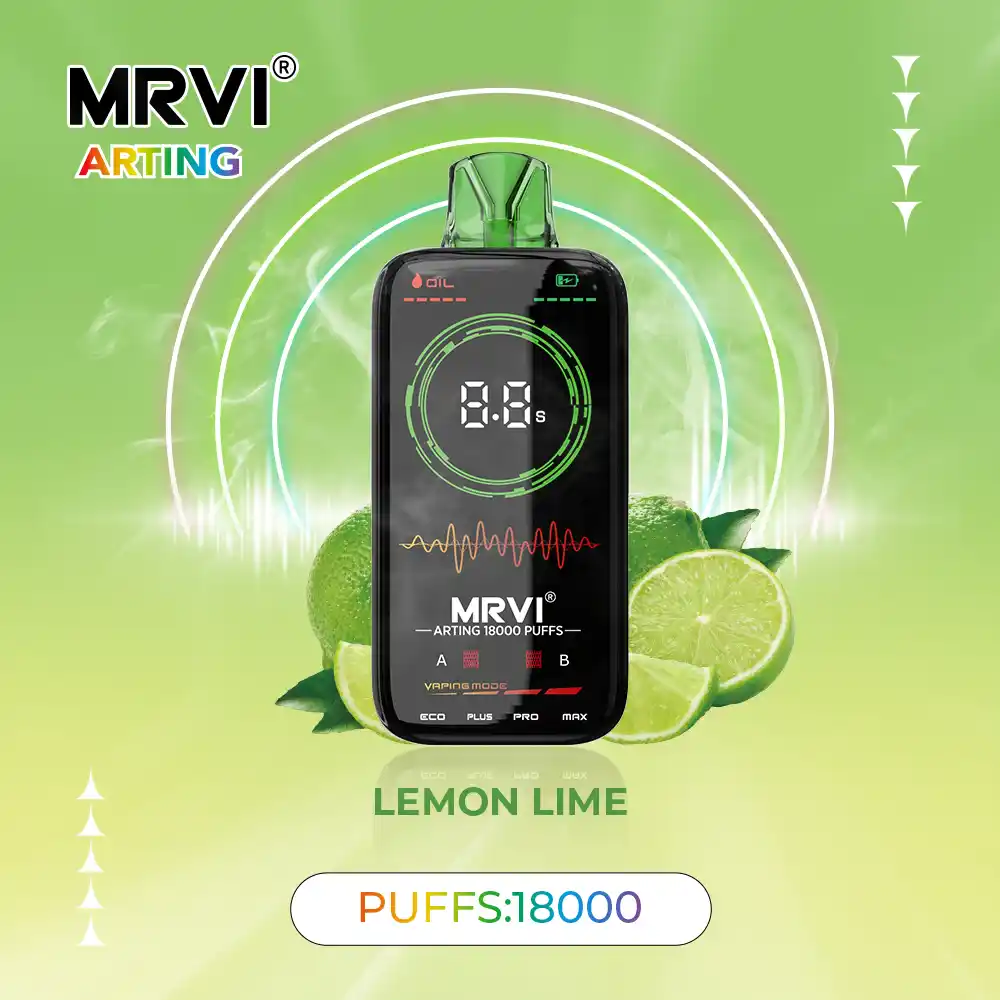 MRVI Arting 18000 Puffs 2% 5% Nicotine, Dual Mesh Coil Disposable Vape Pen (9) MRVI Arting 18000 Puffs 2% 5% Nicotine, Dual Mesh Coil Disposable Vape Pen (9)