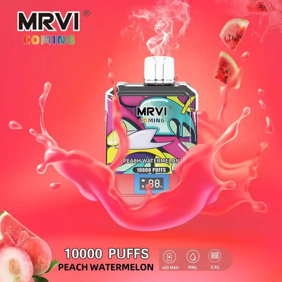 MRVI COMING 10000 Puffs 2%, 3%, 5% Nicotine, Mesh Coil Disposable Vape Pen (11) MRVI COMING 10000 Puffs 2%, 3%, 5% Nicotine, Mesh Coil Disposable Vape Pen (11)