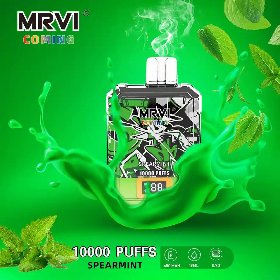 MRVI COMING 10000 Puffs 2%, 3%, 5% Nicotine, Mesh Coil Disposable Vape Pen (5) MRVI COMING 10000 Puffs 2%, 3%, 5% Nicotine, Mesh Coil Disposable Vape Pen (5)