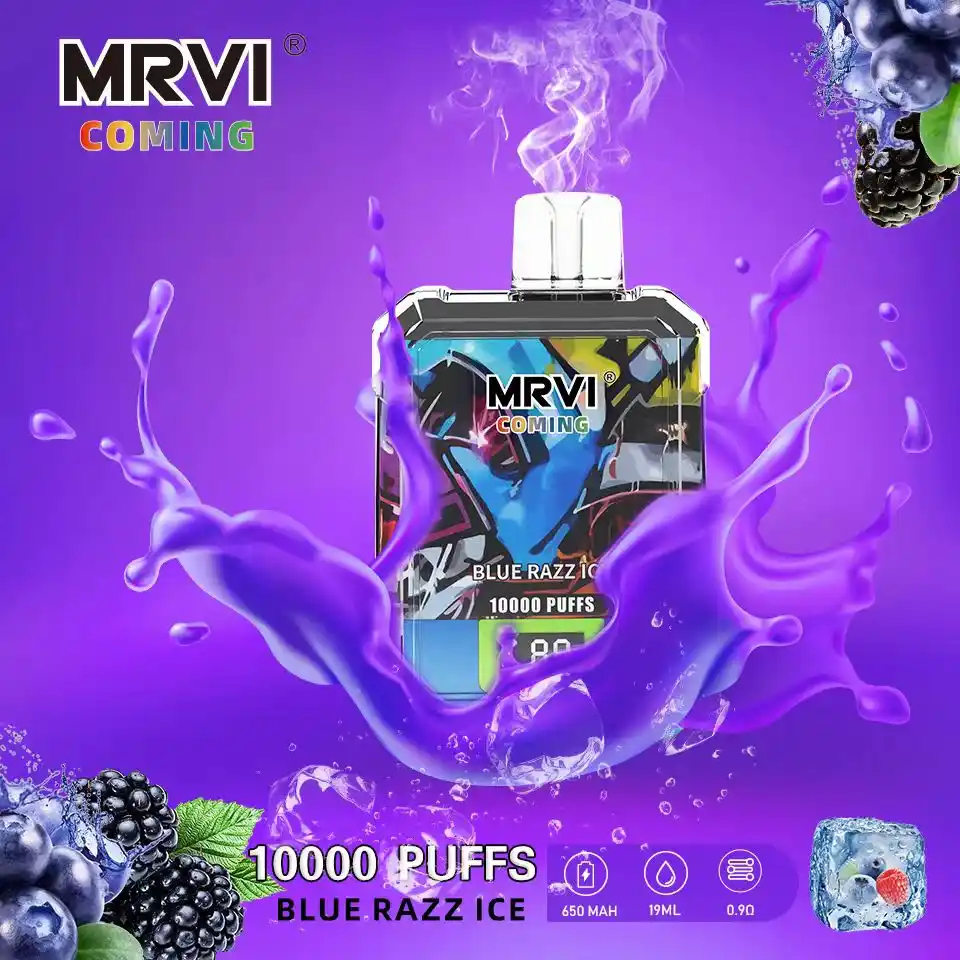 MRVI COMING 10000 Puffs 2%, 3%, 5% Nicotine, Mesh Coil Disposable Vape Pen (7) MRVI COMING 10000 Puffs 2%, 3%, 5% Nicotine, Mesh Coil Disposable Vape Pen (7)