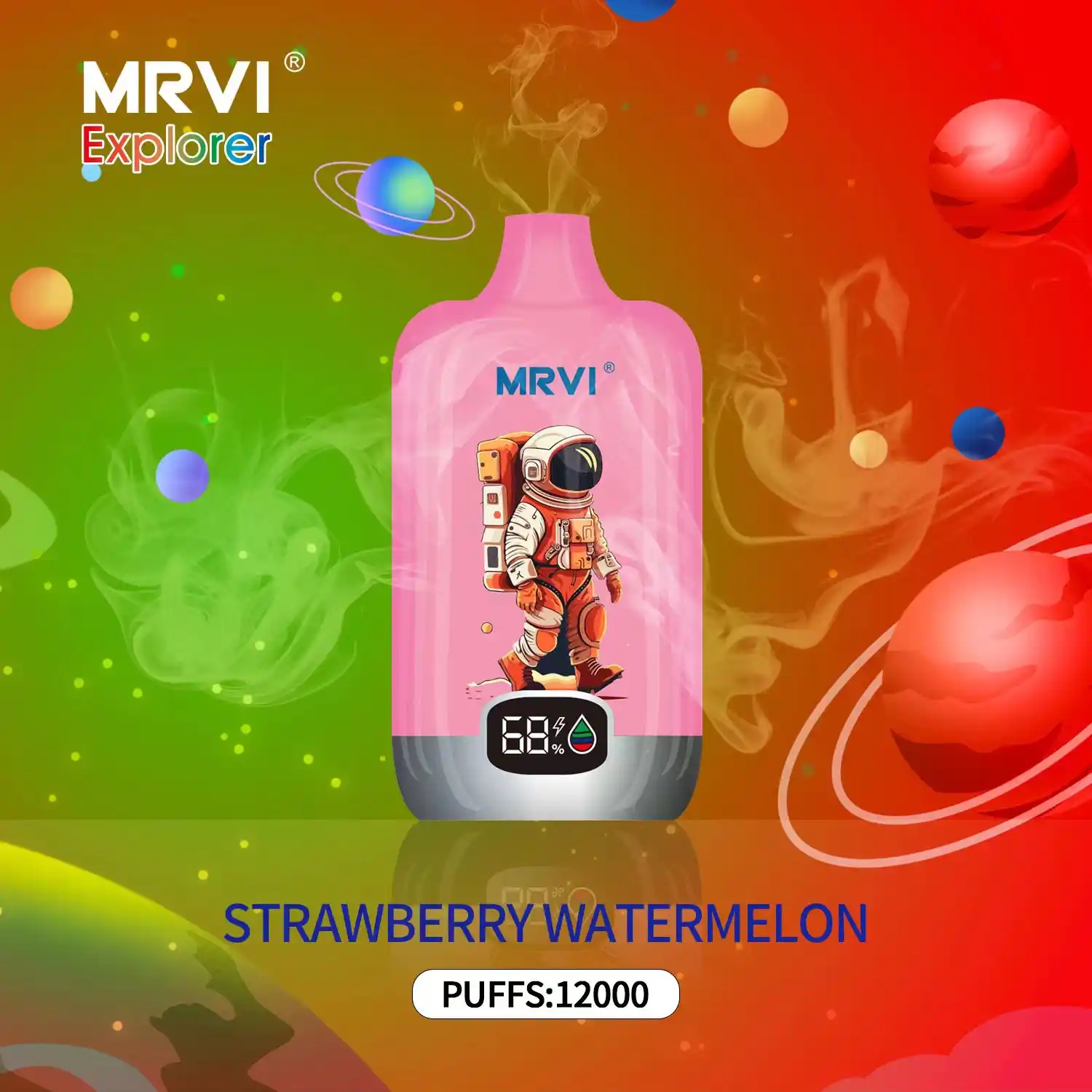 MRVI EXPLORER 12000 Puffs Dual Mesh Coil, E-Liquid & Power Screen Display Disposable Vape Pen (9) MRVI EXPLORER 12000 Puffs Dual Mesh Coil, E-Liquid & Power Screen Display Disposable Vape Pen (9)