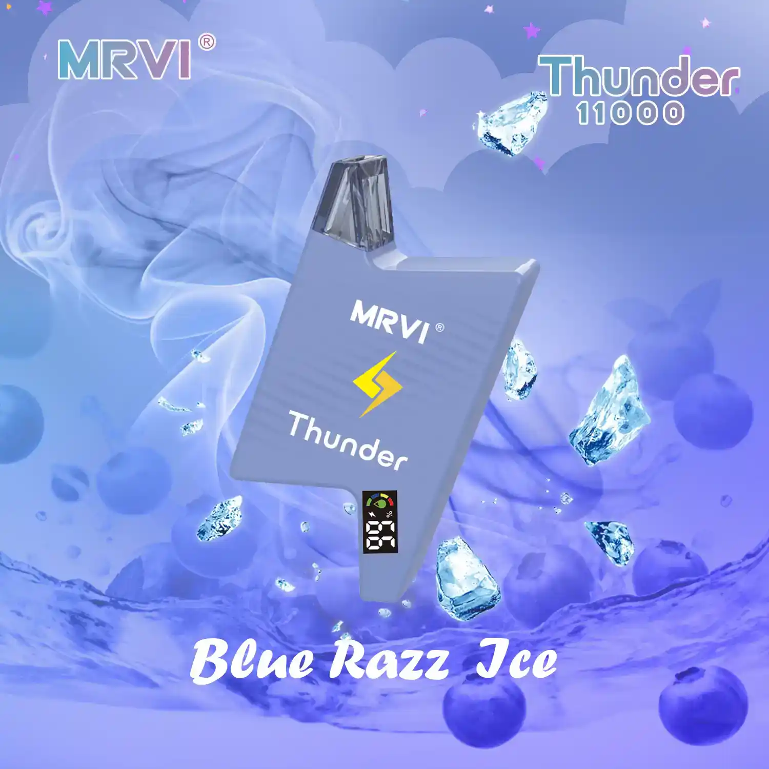 MRVI THUNDER 11000 Puffs With E-Liquid & Power Screen Display Disposable Vape Pen (7) MRVI THUNDER 11000 Puffs With E-Liquid & Power Screen Display Disposable Vape Pen (7)