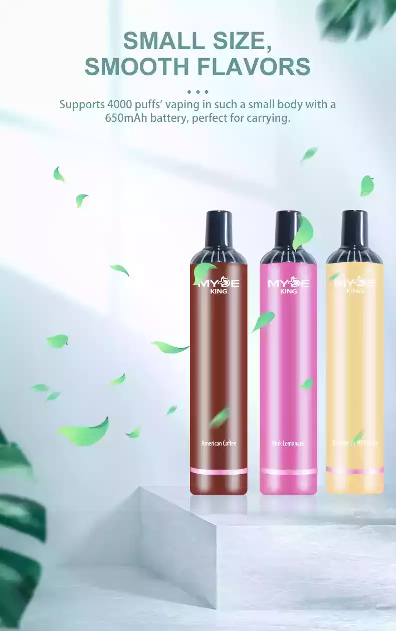 MYDE KING 4000 puffs Disposable Vape 5% Nicotine with Premium Prefilled Liquid (13) MYDE KING 4000 puffs Disposable Vape 5% Nicotine with Premium Prefilled Liquid (13)