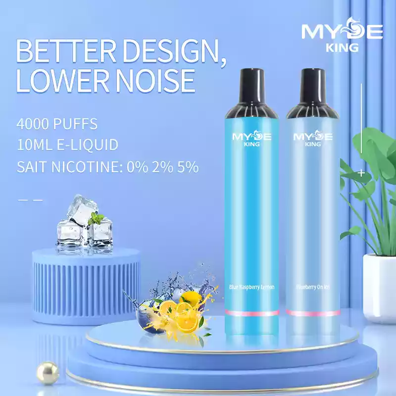 MYDE KING 4000 puffs Disposable Vape 5% Nicotine with Premium Prefilled Liquid (3) MYDE KING 4000 puffs Disposable Vape 5% Nicotine with Premium Prefilled Liquid (3)