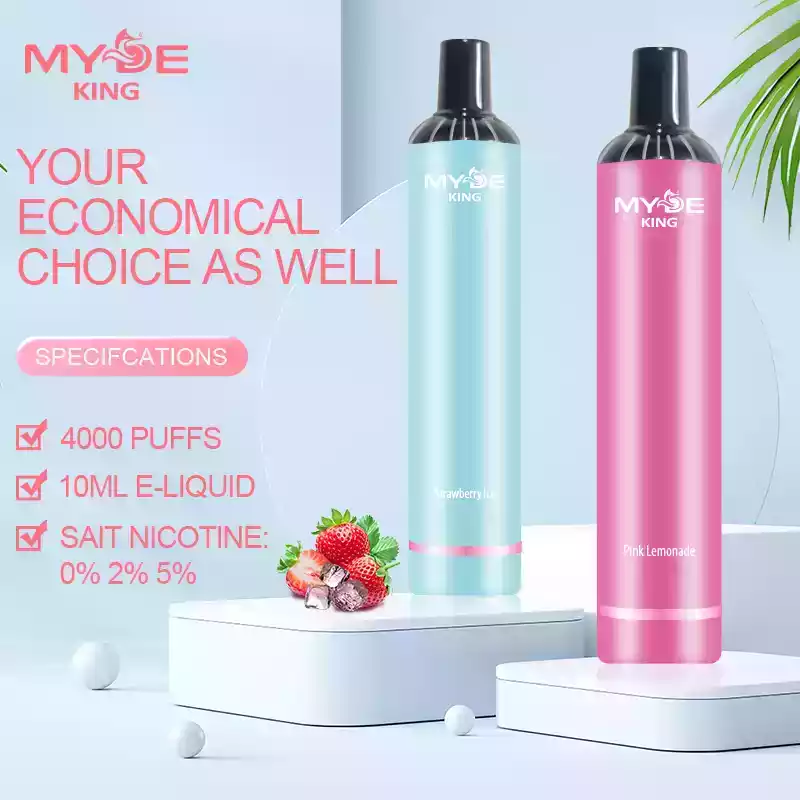 MYDE KING 4000 puffs Disposable Vape 5% Nicotine with Premium Prefilled Liquid (5) MYDE KING 4000 puffs Disposable Vape 5% Nicotine with Premium Prefilled Liquid (5)
