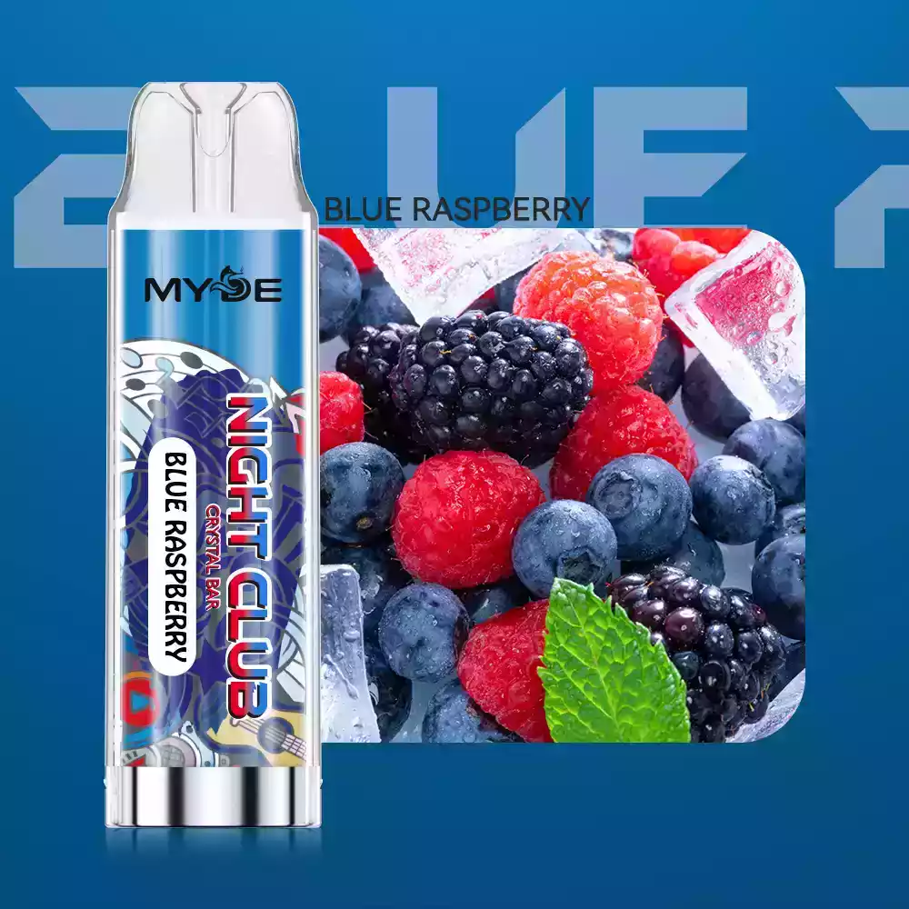 MYDE NIGHT CLUB 600 Puffs Disposable Vape 0% 2% Nicotine with Mesh Coil for Enhanced Vapor Production (1) MYDE NIGHT CLUB 600 Puffs Disposable Vape 0% 2% Nicotine with Mesh Coil for Enhanced Vapor Production (1)