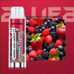 MYDE NIGHT CLUB 600 Puffs Disposable Vape 0% 2% Nicotine with Mesh Coil for Enhanced Vapor Production