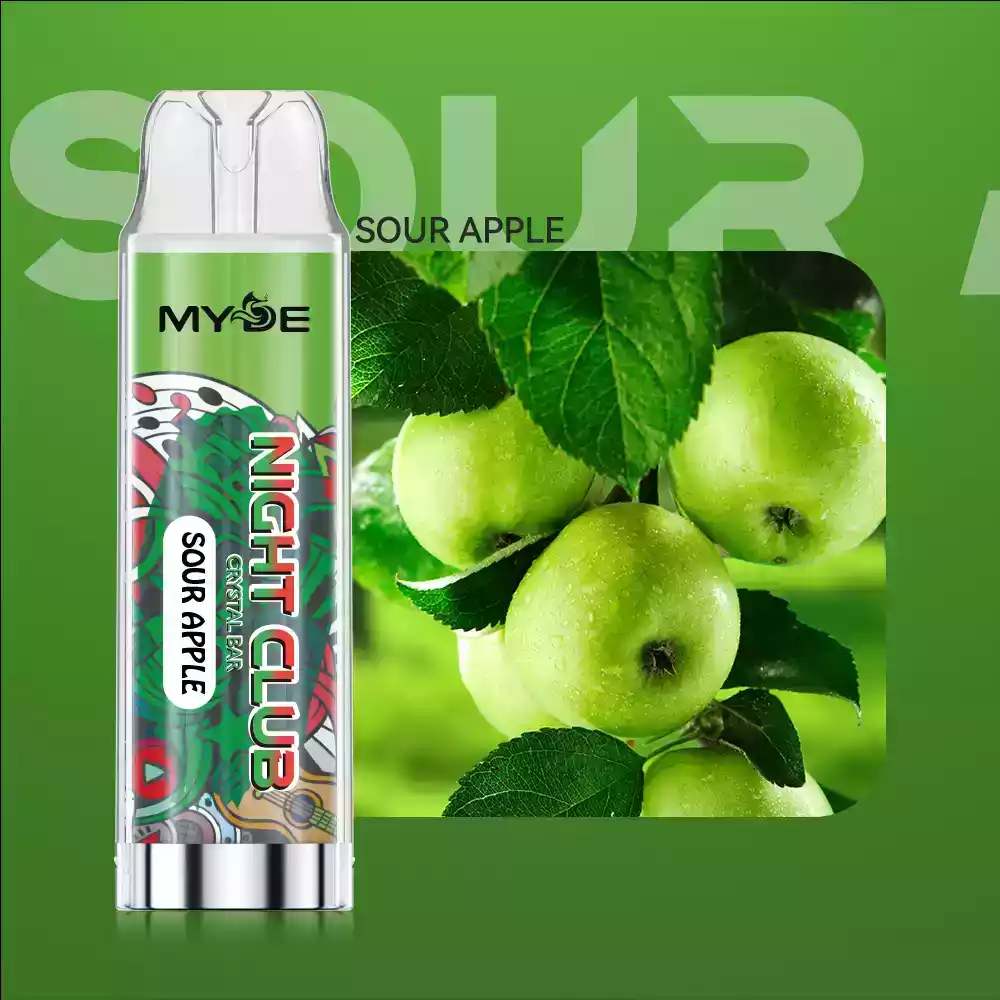 MYDE NIGHT CLUB 600 Puffs Disposable Vape 0% 2% Nicotine with Mesh Coil for Enhanced Vapor Production (7) MYDE NIGHT CLUB 600 Puffs Disposable Vape 0% 2% Nicotine with Mesh Coil for Enhanced Vapor Production (7)