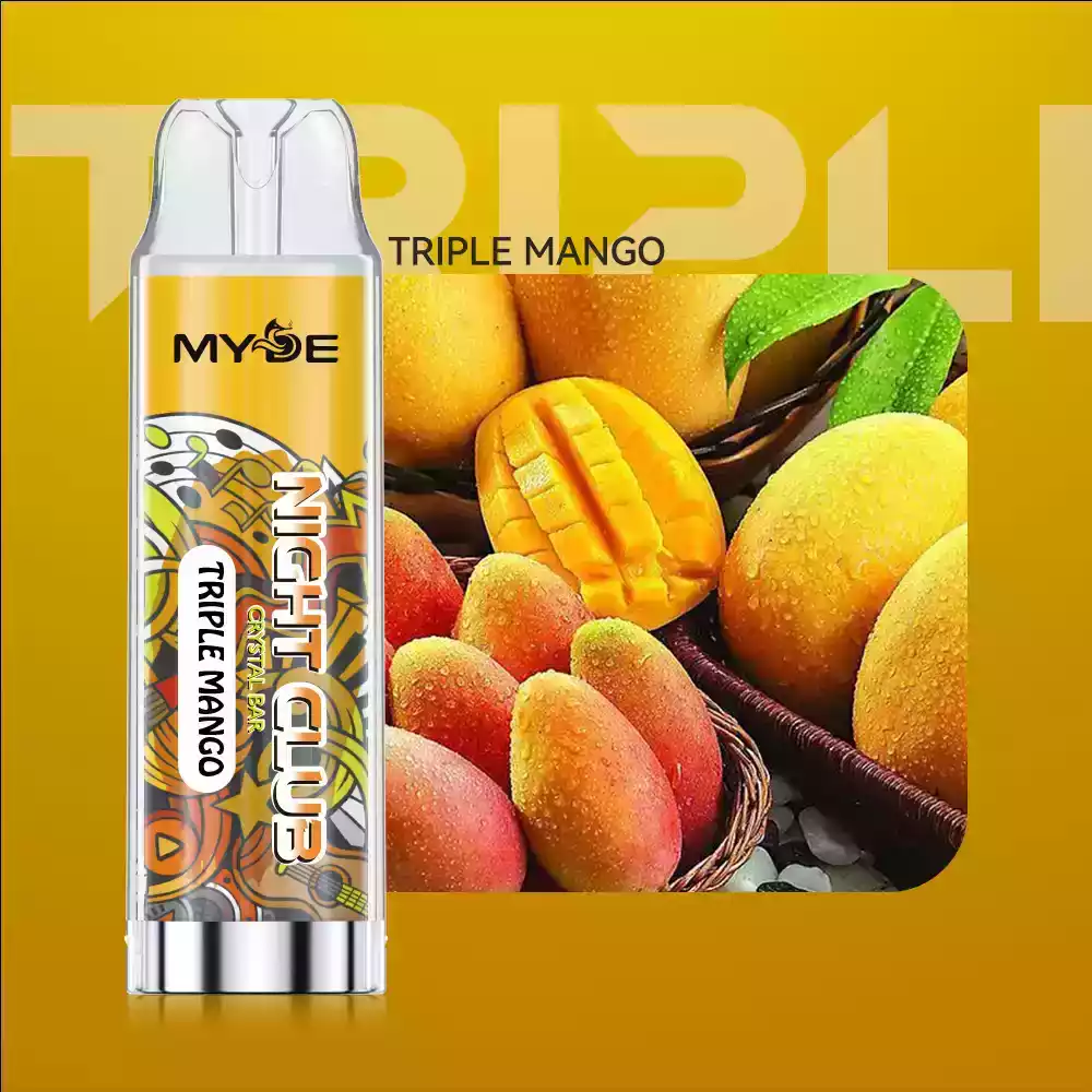 MYDE NIGHT CLUB 600 Puffs Disposable Vape 0% 2% Nicotine with Mesh Coil for Enhanced Vapor Production (9) MYDE NIGHT CLUB 600 Puffs Disposable Vape 0% 2% Nicotine with Mesh Coil for Enhanced Vapor Production (9)