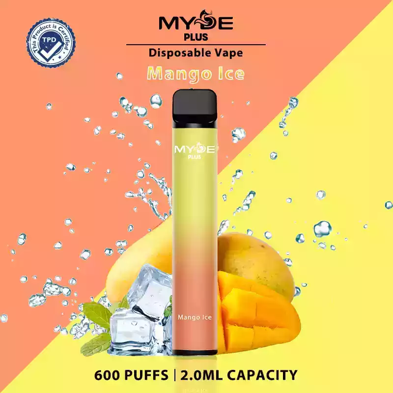 MYDE PLUS 600 puffs Disposable Vape 0% 2% 5% Nicotine with Liquid for Long-Lasting Flavor (14) MYDE PLUS 600 puffs Disposable Vape 0% 2% 5% Nicotine with Liquid for Long-Lasting Flavor (14)