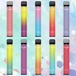 MYDE PLUS 600 puffs Disposable Vape 0% 2% 5% Nicotine with  Liquid for Long-Lasting Flavor