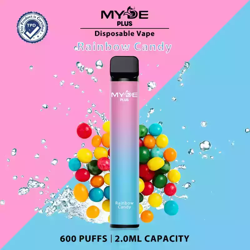 MYDE PLUS 600 puffs Disposable Vape 0% 2% 5% Nicotine with Liquid for Long-Lasting Flavor (9) MYDE PLUS 600 puffs Disposable Vape 0% 2% 5% Nicotine with Liquid for Long-Lasting Flavor (9)